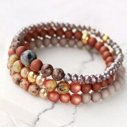 New 21 January - Collection natural stone beads in in beautiful colors